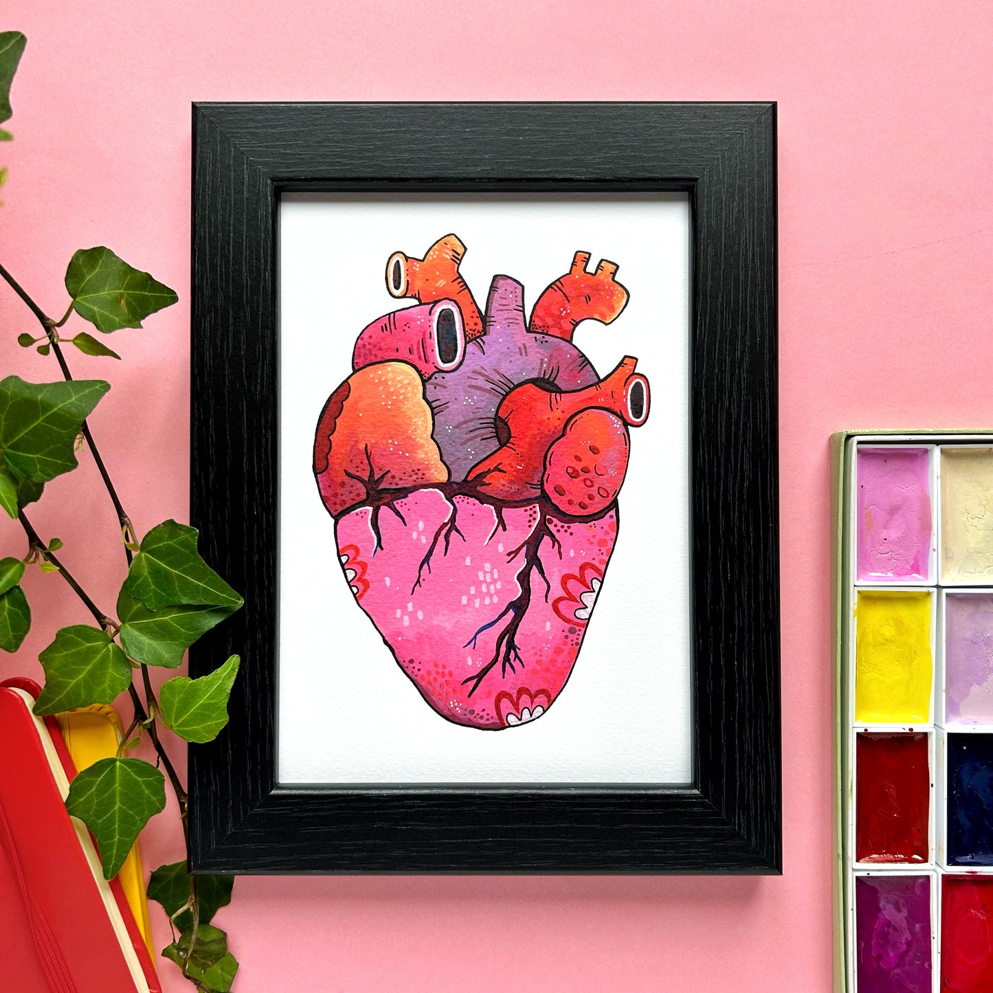 Human Heart Print
