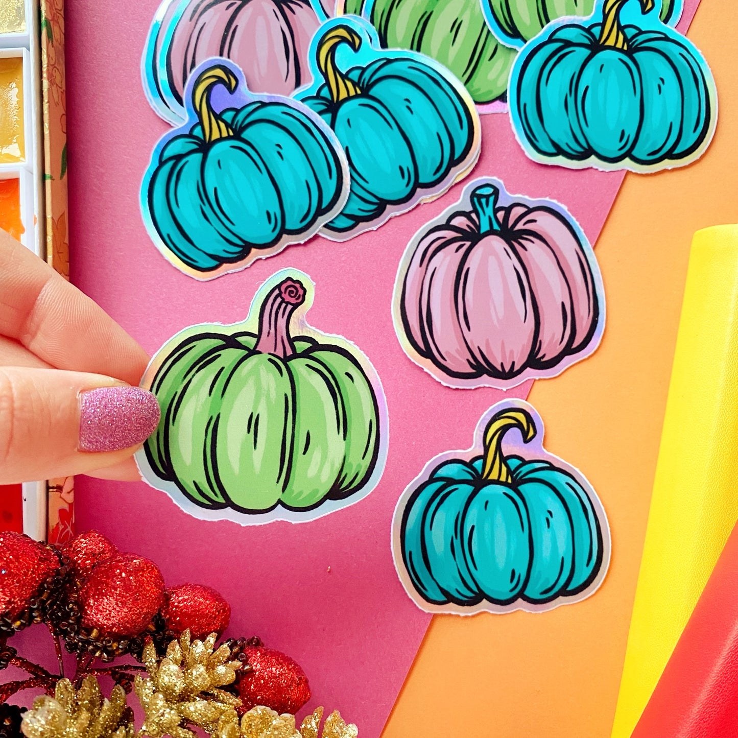Pumpkin Sticker Set